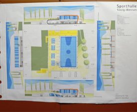 Plan Schulsporthalle Westum